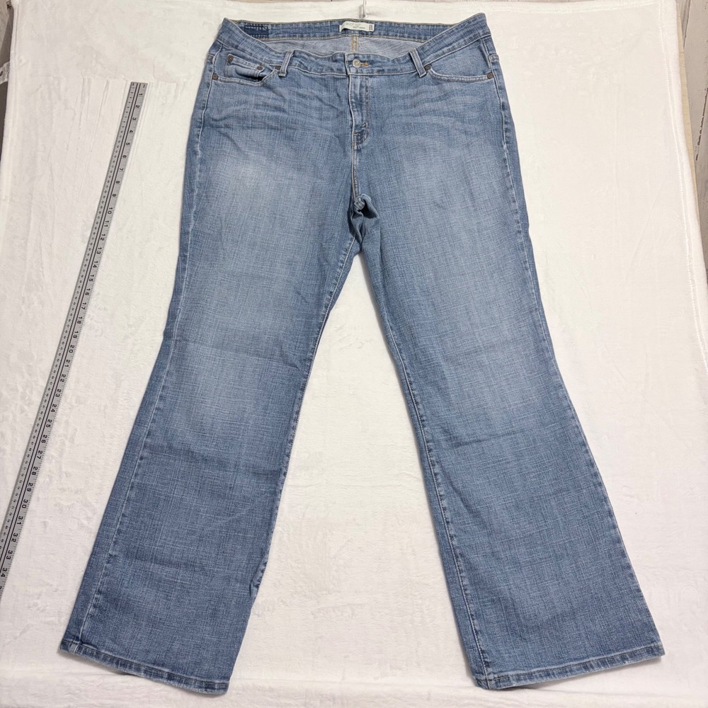 Levi's Boot Cut 580 Jeans Blue Faded Denim 5-Pocket
